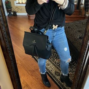 Nanette LePore Arabelle Convertible 3 way Backpack/Crossbody/Shoulder Bag